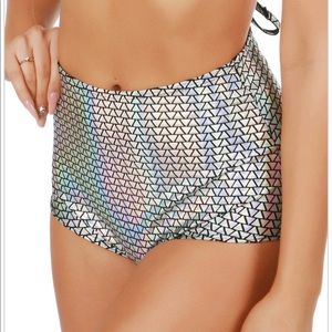Rave Wonderland Holographic Bottoms